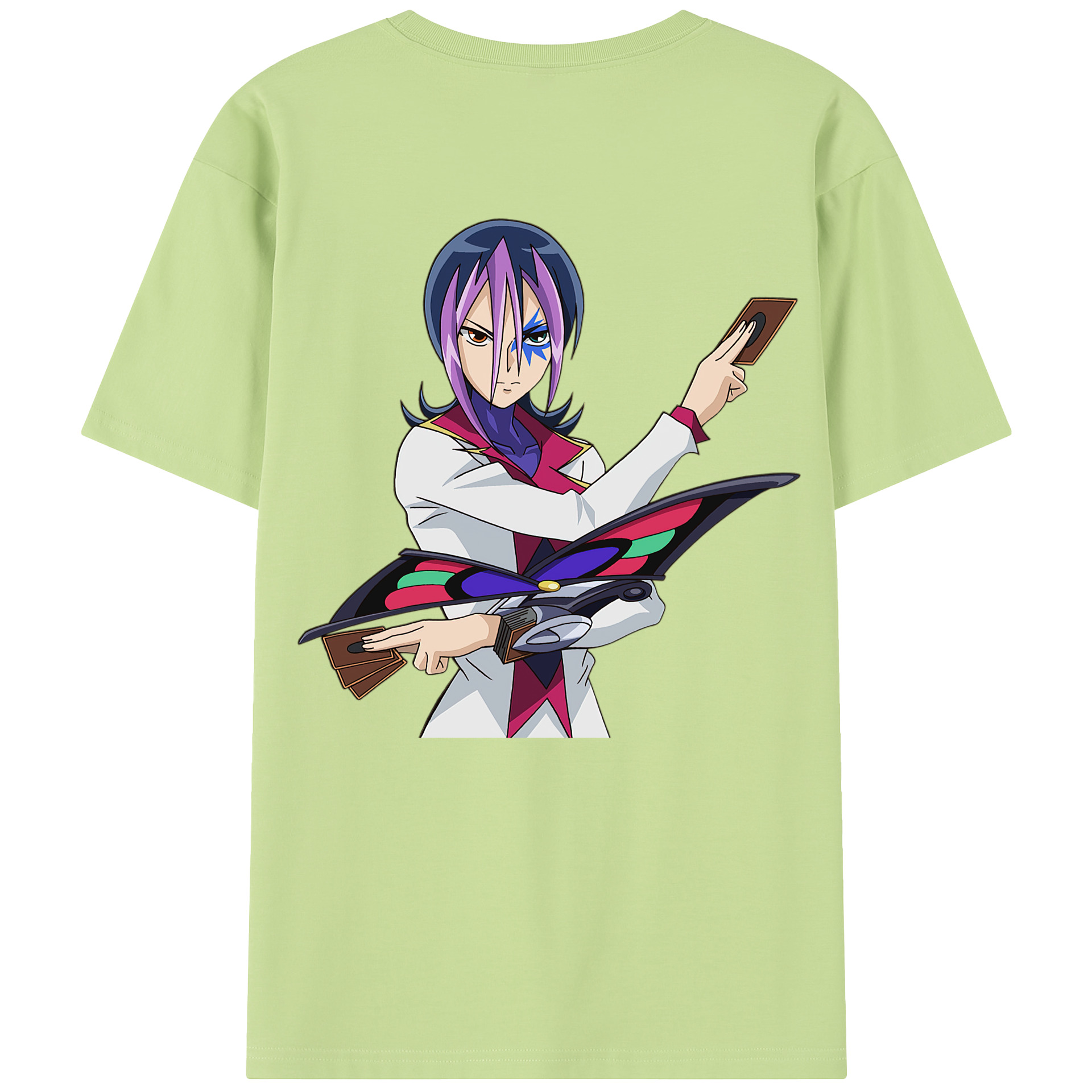 （画像用） 遊☆戯☆王 Yu-Gi-Oh! 綿100％半袖Tシャツ（背面プリント）